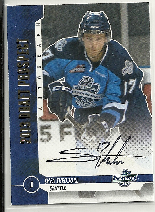 (image for) 2012-13 ITG Draft Prospects Autographs Gold #AST2 Shea Theodore
